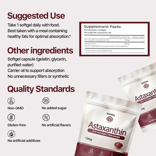 Rovina Sunglow Astaxanthin 12mg